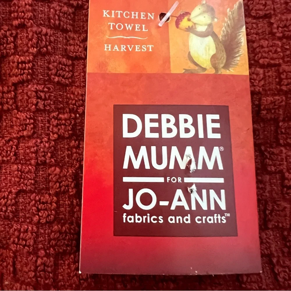 Debbie Mumm Harvest Kitchen Towels set of Three for Joann New w/Tags Fall 2008